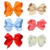 6 Pieces Bowknot Hair Clips with Duck Bill Clips, Elegant
