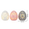 JHY DESIGN Set of 3 Ceramic Mood Light with LED
