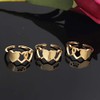CHENVA 3 Sisters Ring Set Three Heart Rings of 3