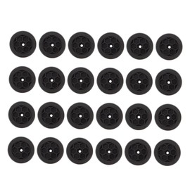 OSALADI 24pcs Audio Amplifier Feet Pads Shock-Absorbing Isolation Foot Pads for Speakers Electronics Non-damaging Floor Easy Installation Load Bearing