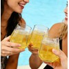 ROIMEE VONT 12oz Plastic Wine Glasses,40 Pack Stemless Clear Plastic