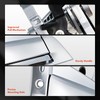 A-Premium Front Left Driver Side Exterior Door Handle with Keyhole