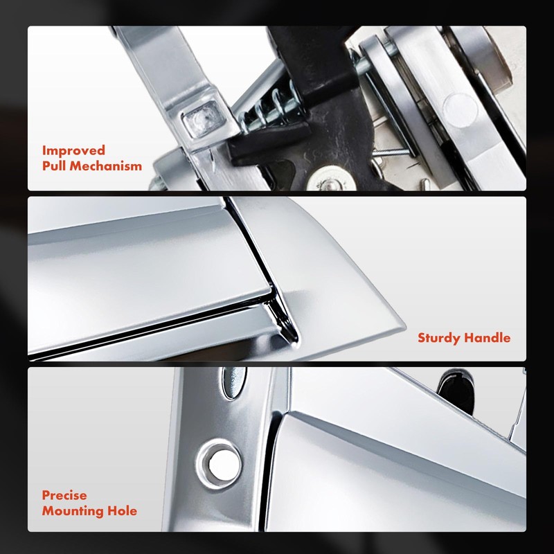 A-Premium Front Left Driver Side Exterior Door Handle with Keyhole