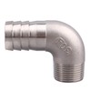 DERNORD 1" Hose Barb x 3/4" Male NPT Stainless Steel