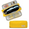 Wrapables Large Capacity Pencil Case, 3 Compartment Pencil Pouch -