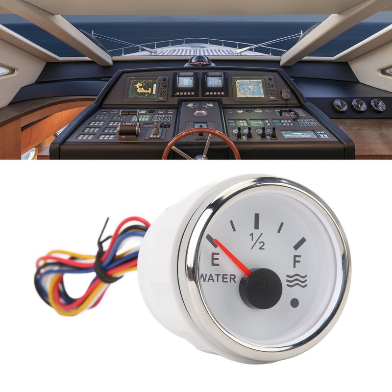 52MM Water Level Gauge E 1/2 F Colorful Backlight 240