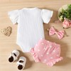 Aoswep Baby Girl Clothes Infant Newborn Girl Summer Short Set