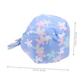 LIFKOME 2pcs Adjustable Nursing Scrub Caps Comfortable Medical Hats with Tie Back Stylish Headwear for Hospitals Laboratories and Beauty Salons Moisture Wicking Design for Women