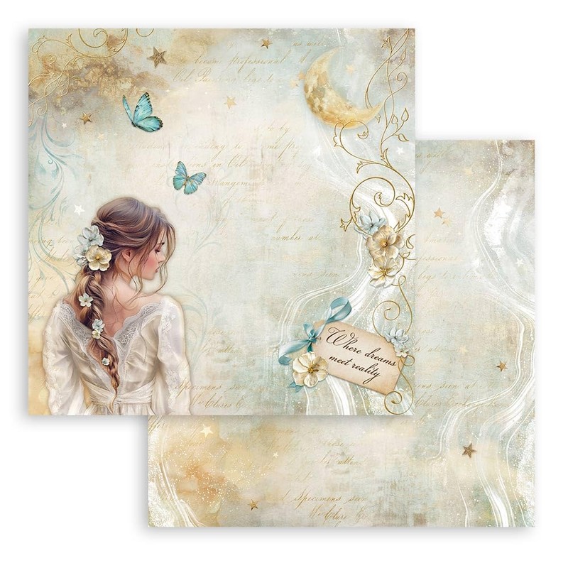Stamperia SBBL165 Masquerade Scrapbook Pad 30.5 cm x 30.5 cm,