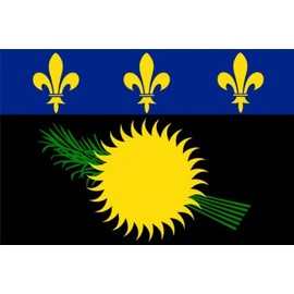 AZ FLAG Guadeloupe Flag 3' x 5' - French Region of Guadeloupe Flags 90 x 150 cm - Banner 3x5 ft