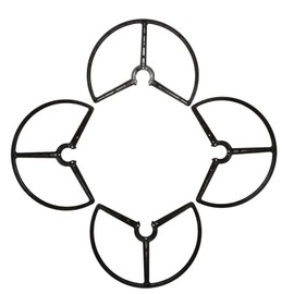KingVal Replacement Propeller Guard Compatible with EHANG GHOSTDRONE 2.0 RC Quadcopter (Black)