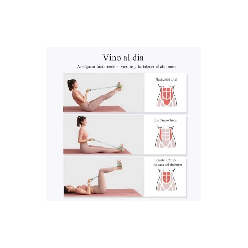 Bandas de resistencia para fitness, extractor de tobillo de 4