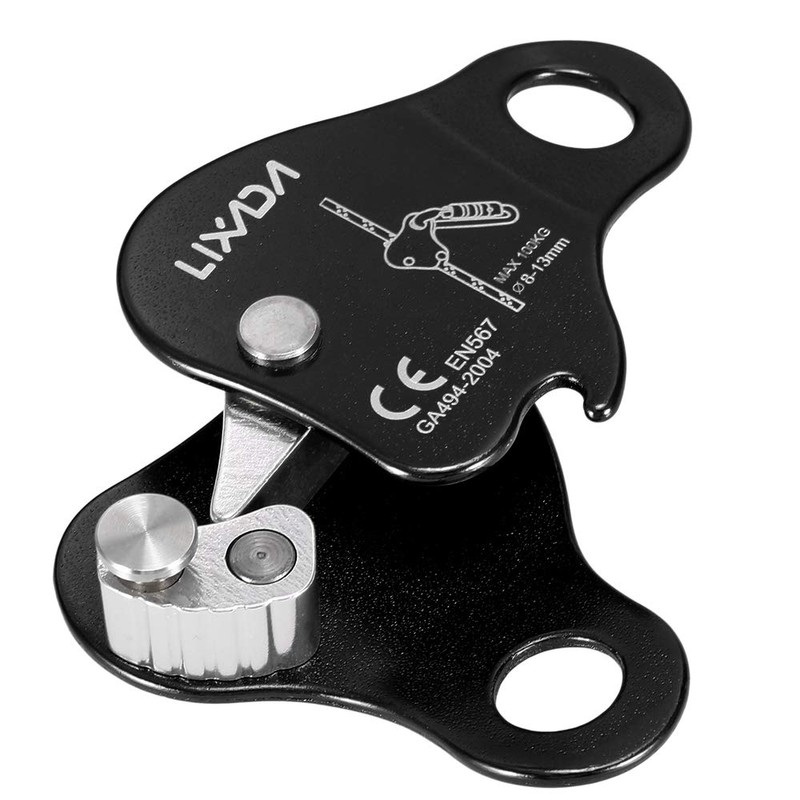 Lixada Rock Climbing Ascender Ultralight Fall Arrest Protection Belay Device