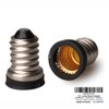 E-simpo® 15-Pack E14 to E12 Lamp Socket Adapter,E14 to E12