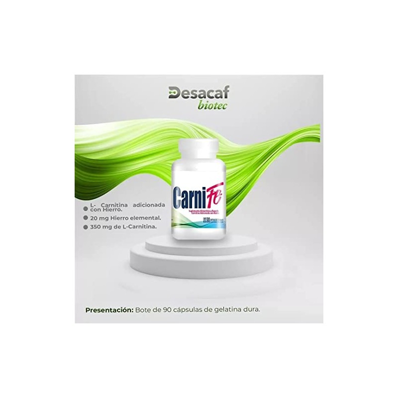 Desacaf Biotec Carnife Frasco C/90 caps.
