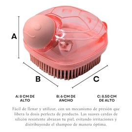 Cepillo Exfoliante de Silicona Rosa con Jabonera Rellenable Suave para Piel Sensible Ideal para Limpieza Facial y Corporal Exfoliación Delicada y Cuidado Personal Diario