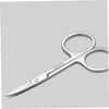 FOMIYES 2 Sets Professional Eyebrow Trimmer Scissors Stainless Steel Brow