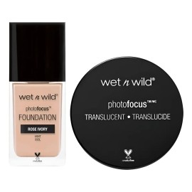 Kit Photo Focus Matte + Polvo Traslucido Wet N Wild