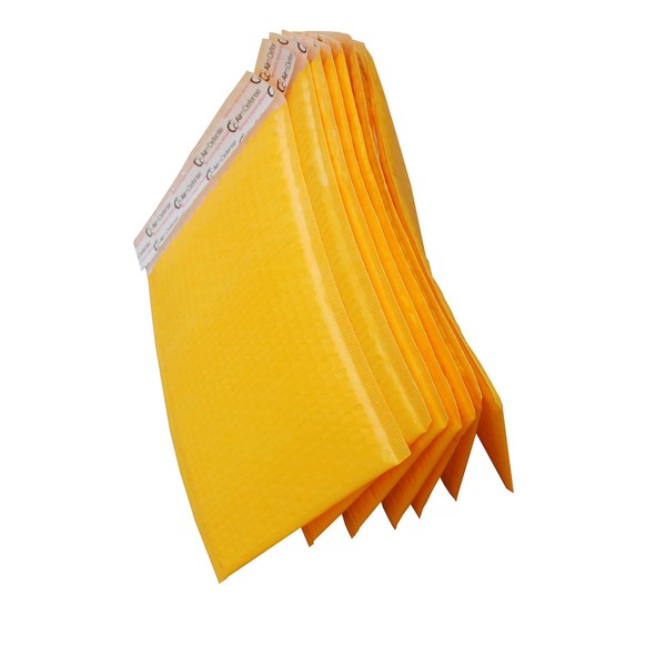 AirnDefense 400#2 8.5X12" Yellow Poly Bubble Mailers Shipping Padded Envelope