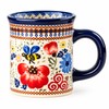 Bohemian Floral Ceramic Coffee Mug for Coffee & Tea –