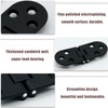 Litoexpe Black Butler Tray Hinge, Zinc Alloy Folding Table Hinges