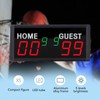 6 Digits Bluetooth Electronic Scoreboard, 4 Red 2 Green Portable
