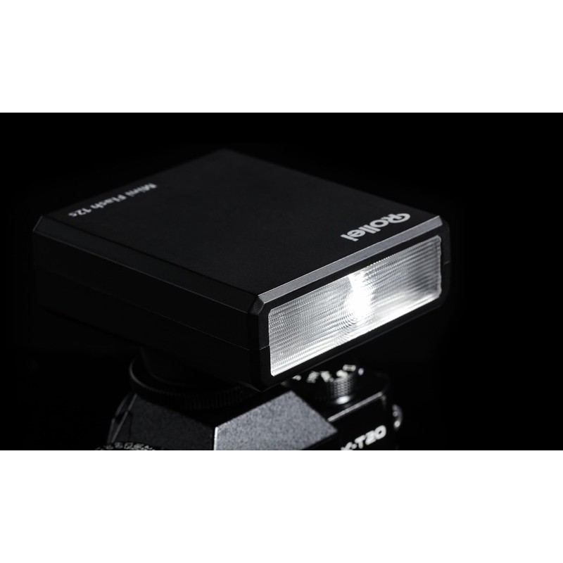 Rollei Mini Flash 12s Clip-on Flash, Multi-Compatible Hot Shoe for