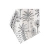 Caspari Southern Palms Flax & White Luncheon Napkins - 20