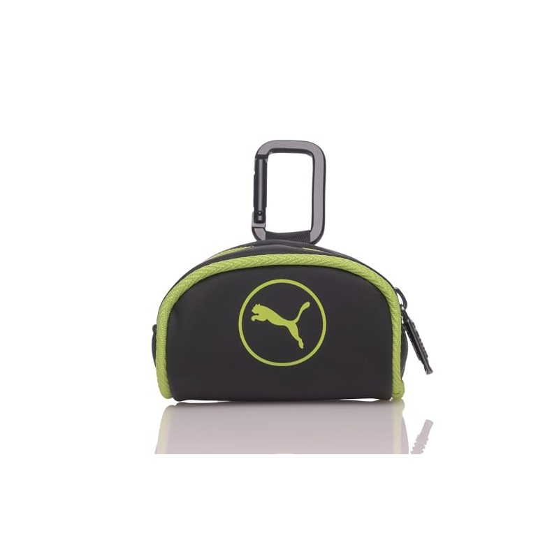 PUMA Golf Ball Case, Golf Basic Ball Case, Puma Black/Lime