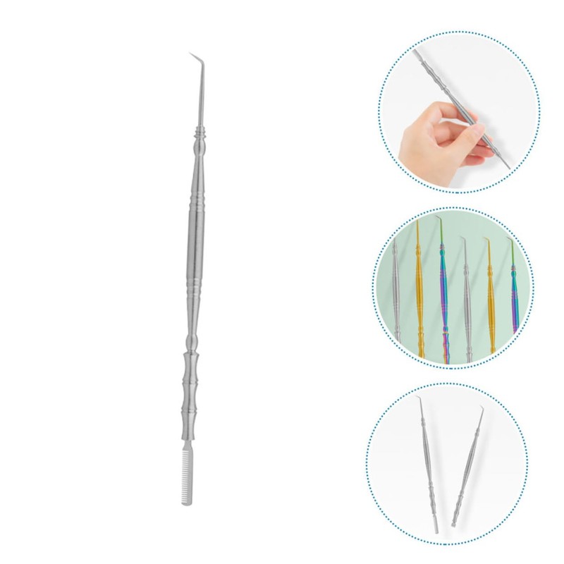 Frcolor Bamboo Eyelash Perm Stick Stainless Steel Eyelash Perm Assistant