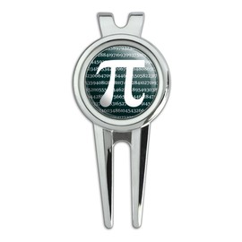 GRAPHICS & MORE Pi Math Geek Nerd 3.14 Golf Divot Repair Tool and Ball Marker