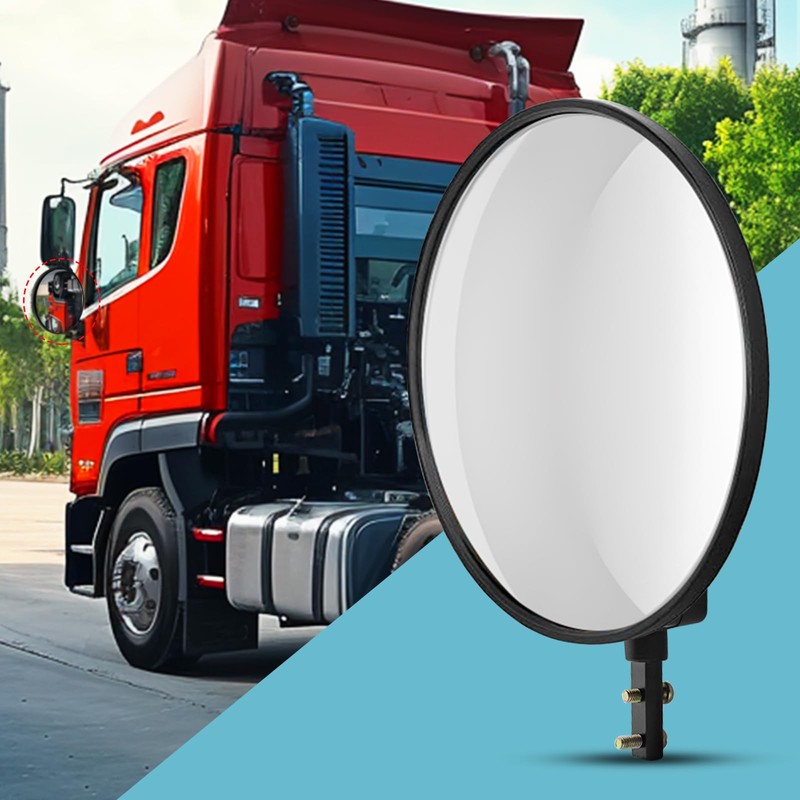 jose2015 2pcs convex mirror 25cm Wide-Angle Safety Mirror for Blind