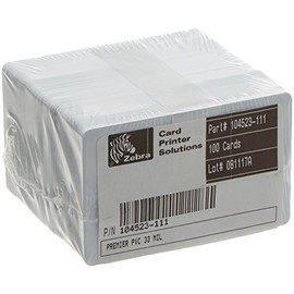 Zebra Premier PVC Card 30 mil (5 x 100 packs)