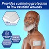 MED PRIDE Adhesive Island Dressing 2x3 in, Pack of 50