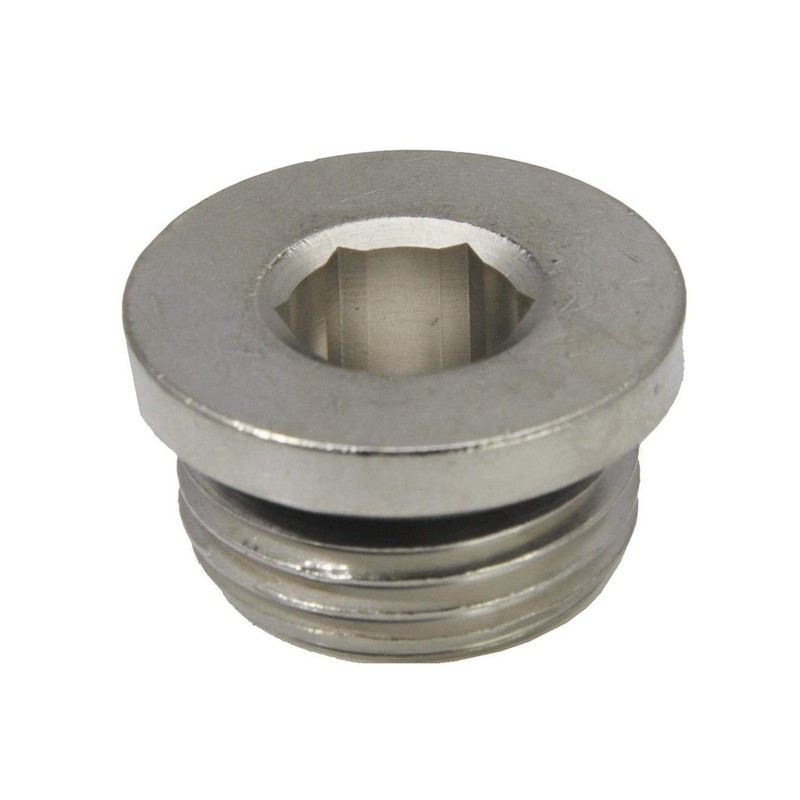 High-pressure sealing plug with hexagon socket G 1/8 inch, galvanised