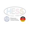 Hess Holzspielzeug 30012 Wooden Wall Clock for Children, Bear Nature