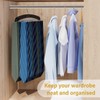Upgraded Tie Rack 24 Hooks Wooden Tie Hanger Organizer, Tank