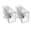cezelux 2 Pack Hexagon Garage Light Connectors 180° I-Connector 2