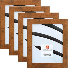 Craig Frames 26011 5 x 7 Inch Picture Frame, Brown, Set of 4