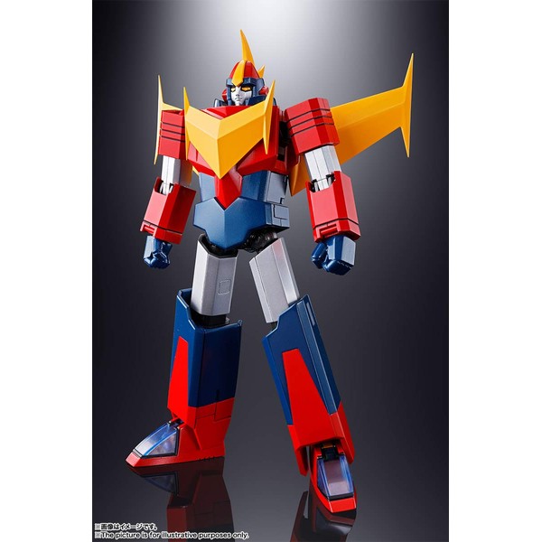 Soul of Chogokin GX-81 Invincible Superman Zambot 3 Zambo Ace, Approx. 7.1 inches (180 mm), Diecast & ABS & PVC Pre-painted Action Figure