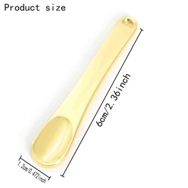 Lyfengdeam Cosmetic Scoop Facial Lotion Cream Spoons, Face Tools Skincare Tool 6 Pcs, Zinc Alloy