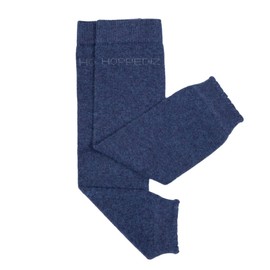Hoppediz Kashmir/Merino Wool Baby Leg Warmers, One Size, Navy