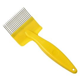 Apiformes Entdeckel Cradle – Robust Handle with 20 Honey Harvesting | Straight Nails/Yellow Honeycomb Bees Beekeeping | Beekeeping Supplies