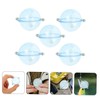 SUPVOX High Visibility Fishing Float Balls 5pcs Spherical Strong Buoyancy