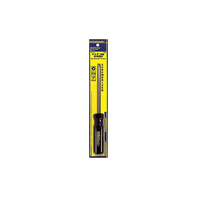 Eazypower 79745 1-Pack No-14 Spanner Security Isomax 9-Inch Screwdriver (Fits