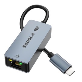 SODOLA Type-C to RJ45, 2.5G Ethernet Adapter