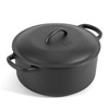 6 QT Basics Cast Iron Dutch Oven Pot with Lid