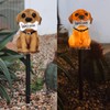 LED Solar Garden Light Puppy Dog Statue Welcome Lamp Solar