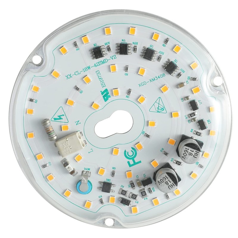 Ledytech 2-Pack 3.93'' LED Ceiling Fan Light Retrofit Kit, Ceiling