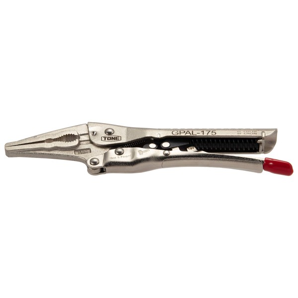Tone GPAL-175 Auto Grip Pliers (Long Nose Type), Total Length: